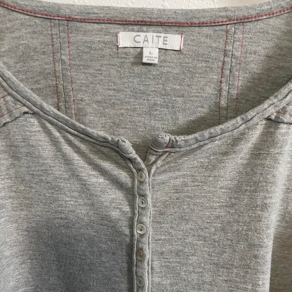 Grey floral embroidered long sleeve - Picture 5 of 6